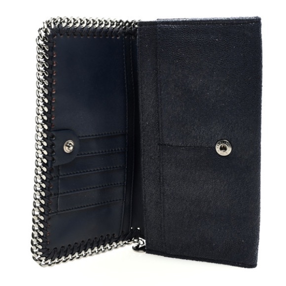 STELLA MCCARTNEY -Shaggy Deer Falabella Flap Wallet - NWT - Picture 3 of 4